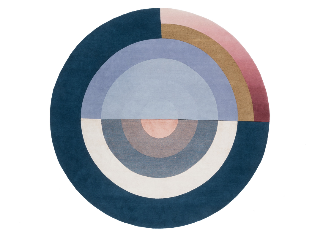 CC-TAPIS BLISS ROUND BLUE RUG Ø8' **