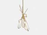 Load image into Gallery viewer, GABRIEL SCOTT HARLOW DRIED FLOWERS CHANDELIER H60&quot; x D32&quot; + stem
