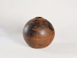 Load image into Gallery viewer, KATAYONE ADELI BROWN STAINED MOON VESSEL Ø12.5&quot; X H12&quot;

