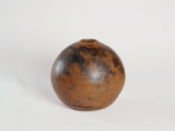 Load image into Gallery viewer, KATAYONE ADELI BROWN STAINED MOON VESSEL Ø12.5&quot; X H12&quot;
