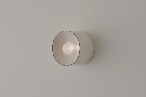 VOLKER HAUG STUDIO ANTON CERAMIC PINSTRIPE SCONCE / MINI Ø5.1" x D3.4"