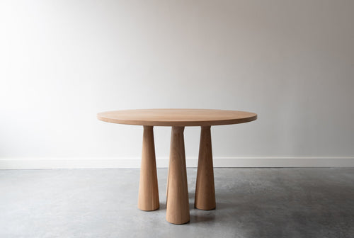 BEN & AJA BLANC PILLAR DINING TABLE Ø48" x H30"