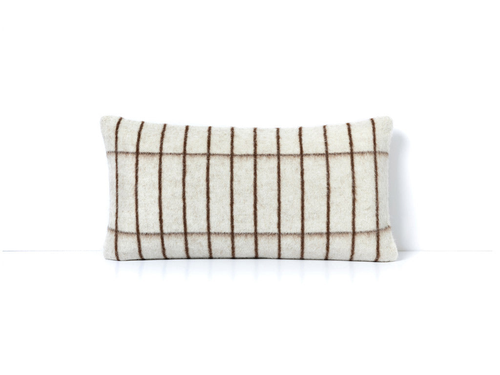 BLACKSAW AALTO PILLOW / IVORY & SEPIA W23" x H11"