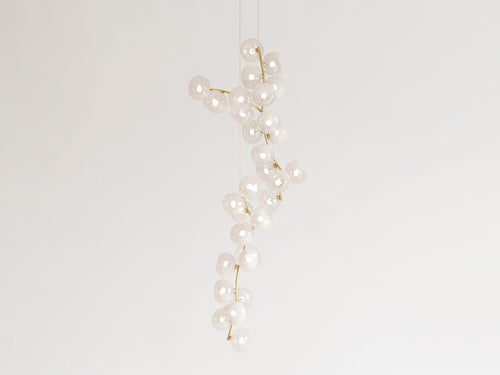 GIOPATO & COOMBES MAEHWA CHANDELIER CASCADE 30 L26.8 x D20" x H71.7"