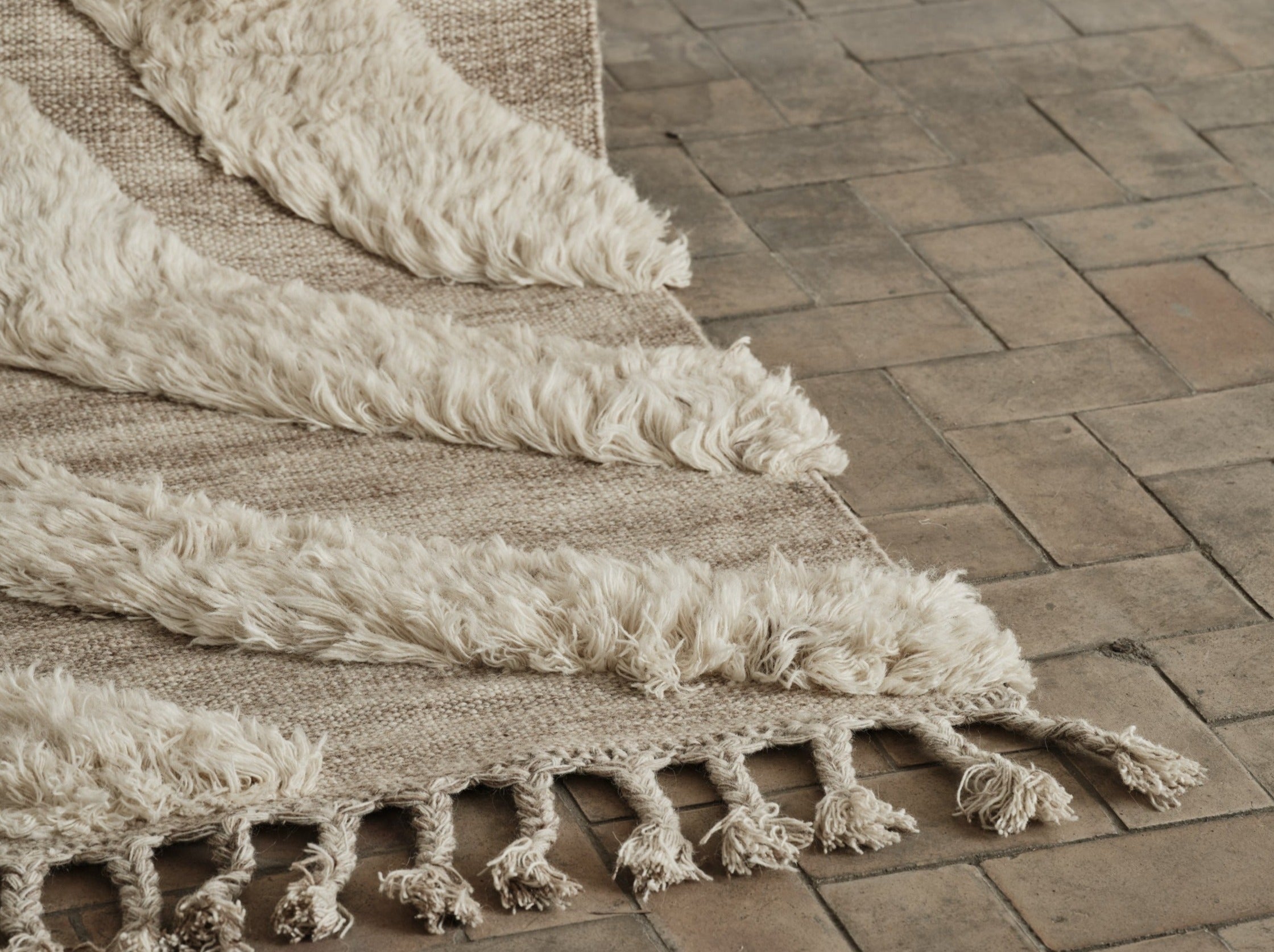 rug.rug 　no2 HAY Raw No 2 rug, light grey | Finnish Design Shop