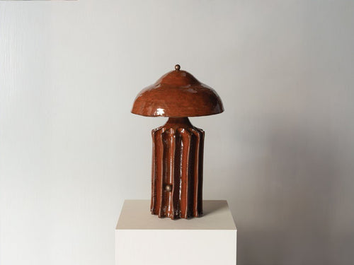 CHRISTOPHER MERCHANT STUDIO ARBOR TABLE LAMP LARGE / RUST Ø14" x H21"