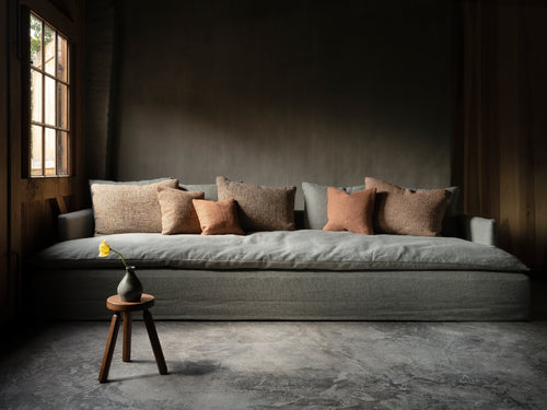 COLLETT & VICTOR BILBAO SOFA / SLIP COVERED