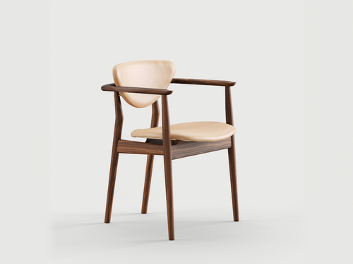 FINN JUHL 109 CHAIR W25" x D18" x H29.5" x SH17.7"