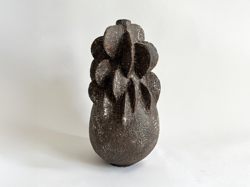 JULIE NELSON CHARCOAL BLOOM I W8.5" x D8.5" x H16.5"