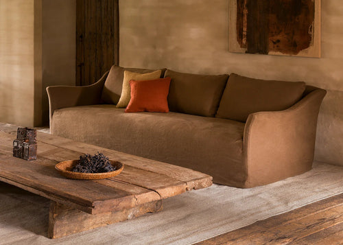 COLLETT & VICTOR LOUISA SOFA / SLIP COVERED