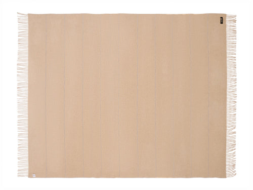ALONPI CUCI CASHMERE THROW / BEIGE W55" x L75"