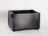 Load image into Gallery viewer, OSCAR MASCHERA MEDIUM RECTANGLE LEATHER BASKET L16&quot; x W12&quot; x H10&quot; **
