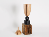 Load image into Gallery viewer, ZLATA KORNILOVA CLOSE TO HEART VESSEL 70 / PINE H27.3&quot; x Ø6.25&quot;
