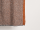 Load image into Gallery viewer, BEGG X CO VALE REVERSIBLE THROW / FLANNEL SIENNA 58&quot; x 102&quot;
