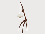 Load image into Gallery viewer, THE PRAYING MANTIS FLOOR LAMP H64&quot; x W18.5&quot; x D16&quot;
