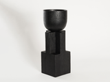 Load image into Gallery viewer, ARNO DECLERCQ GOBLET BOWL /  BLACK Ø5.2” x H15.8
