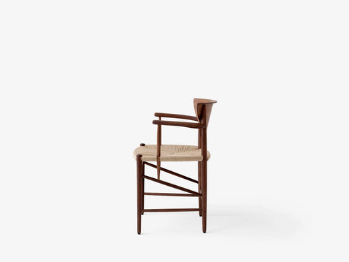 &TRADITION HVIDT & MØLGAARD HM4 DRAWN CHAIR WITH ARMS H31" x W23" x D22" x SH18"