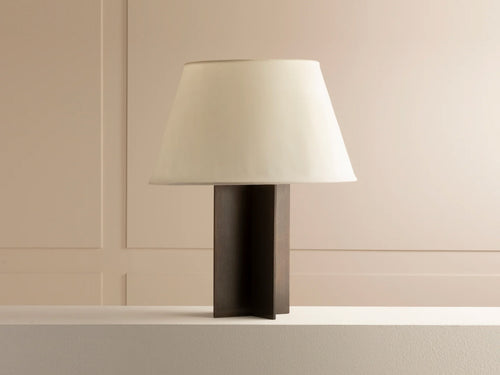 ECART PARIS CROISILLON TABLE LAMP / BRASS H20" × Ø13.5"