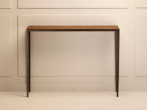 ECART PARIS WROUGHT IRON CONSOLE H30" x W39.25" x D10.75"