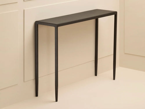 ECART PARIS WROUGHT IRON CONSOLE H30" x W39.25" x D10.75"