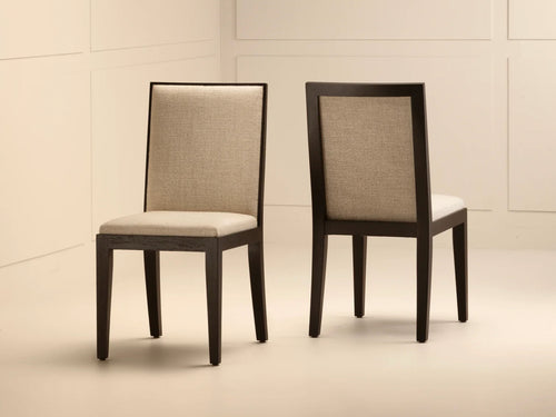 ECART PARIS UPHOLSTERED DINING CHAIR H35.5" x W17" x D22"