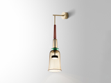 Load image into Gallery viewer, GIOPATO &amp; COOMBES FLAUTI WALL SCONCE / 30 AMBER  H26.4” x W5.5” x D9.5”
