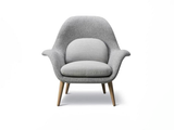 Load image into Gallery viewer, FREDERICIA SPACE COPENHAGEN SWOON CHAIR W35.43&quot; x D34.84&quot; x H32.87&quot; x SH16.34&quot;
