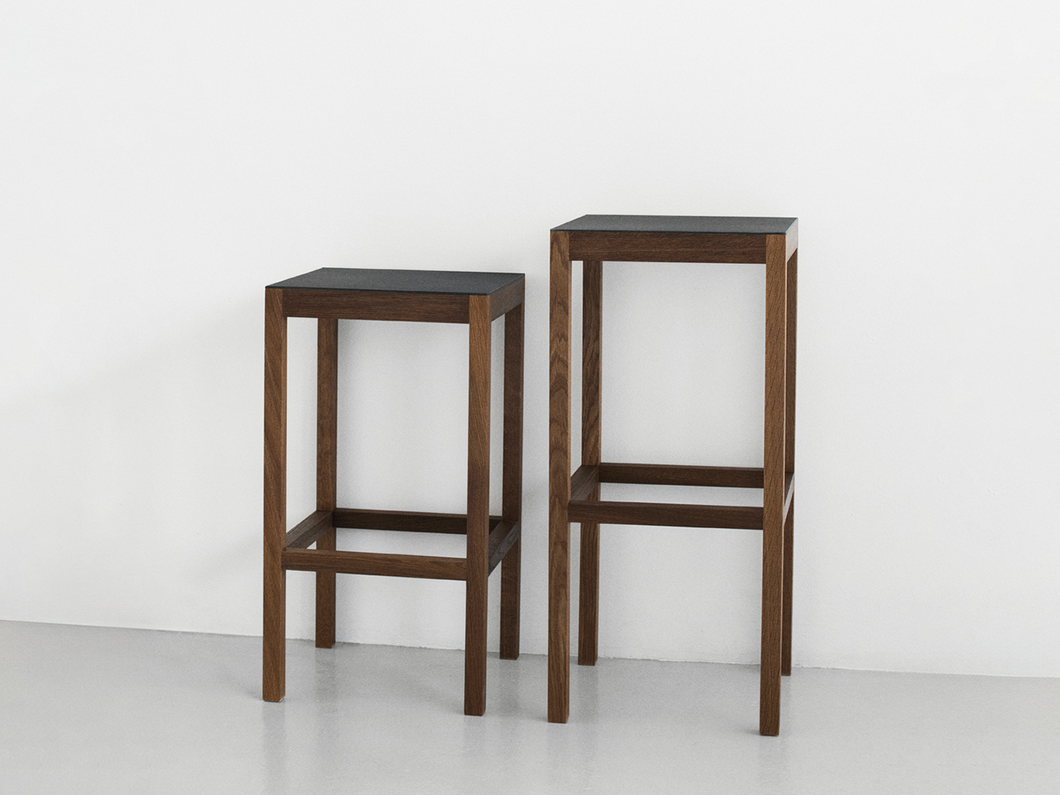 KBH COUNTER/ BAR STOOL WITH LEATHER SEAT