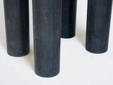 Load image into Gallery viewer, FAYE TOOGOOD ROLY-POLY DINING CHAIR / CHARCOAL H29.5” x D19.7” x W26.8” x SH19&quot;
