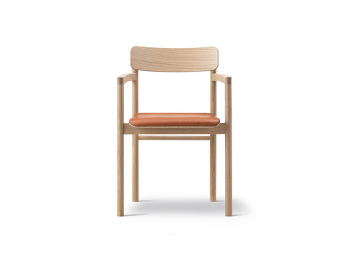 FREDERICIA CECILIE MANZ POST DINING ARMCHAIR 21.3" W x 19.5" D x 31.3" H