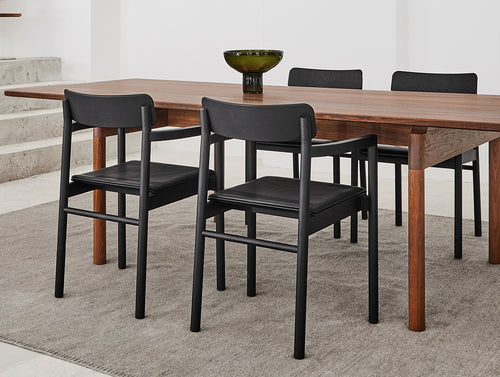 FREDERICIA CECILIE MANZ POST DINING ARMCHAIR 21.3" W x 19.5" D x 31.3" H