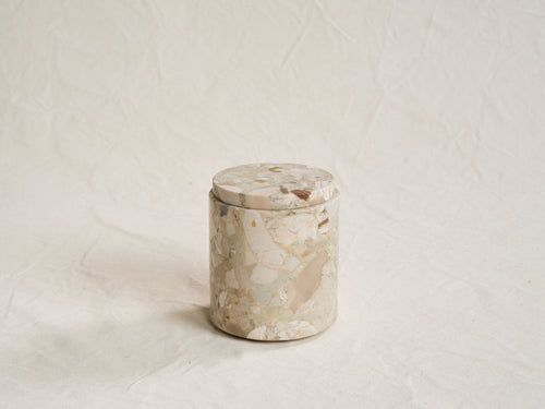 MICHAEL VERHEYDEN LARGE CONTAINER / BRECCIA ROMANA H6.5" x Ø6"