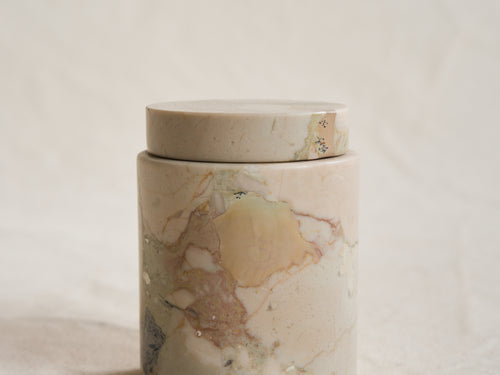 MICHAËL VERHEYDEN SMALL CONTAINER / BRECCIA ROMANA Ø3.25” x H3.75”