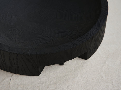 ARNO DECLERCQ DISK TRAY OAK / LARGE H2.76” x Ø17.72”