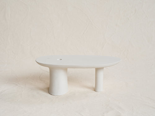 MALGORZATA BANY STEM VASE / CHALK H7” x D8” x W17”