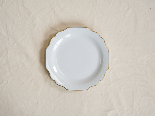 AUGARTEN BELVEDERE GOLD RIM DINNER PLATE Ø10.6"