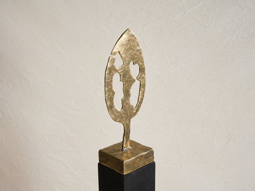 HERMA DE WIT SMALL ABSTRACT 03 BRONZE H16" x W6.3" x D4.2" **