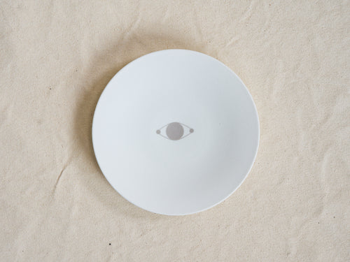 NORITAKE HOSHIKAGE COUPE B/B PLATE / WHITE MATTE Ø6.5"