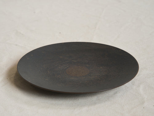 NORITAKE HOSHIKAGE COUPE SALAD PLATE / BROWN Ø9"