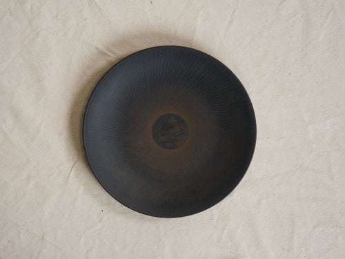 NORITAKE HOSHIKAGE COUPE DINNER PLATE / BROWN Ø11"