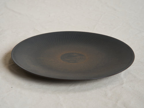 NORITAKE HOSHIKAGE COUPE DINNER PLATE / BROWN Ø11"