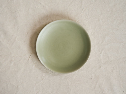 CECILE PREZIOSA MEDIUM PLATE / MOSS GREEN H.78" X Ø7.8"