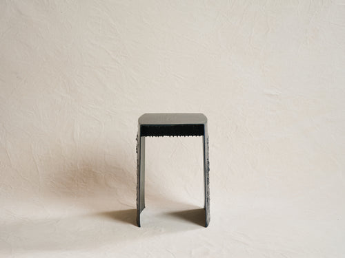 MIDDERNACHT & ALEXANDER STOOL / VERDANT MORSE W11.7" x D11.7" x H18.7"