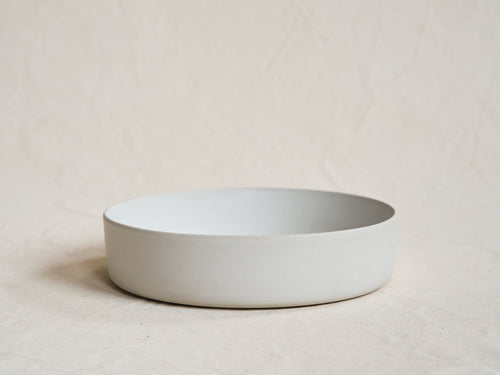 CECILE PREZIOSA DEEP SERVING PLATE / SNOW