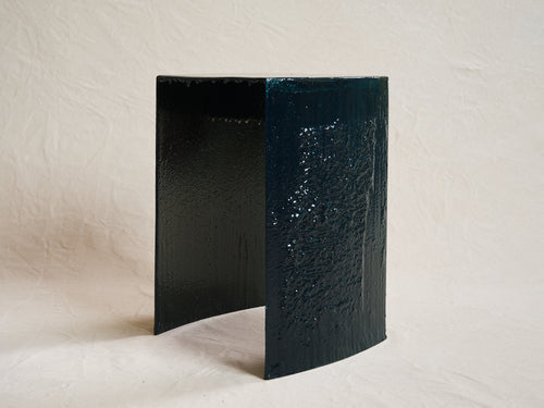 MIDDERNACHT & ALEXANDER STOOL / VERDANT MORSE W11.7" x D11.7" x H18.7"