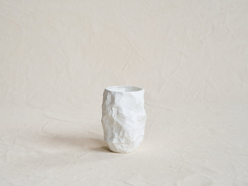 1882 Ltd MAX LAMB CROCKERY TALL VASE / WHITE Ø4” x H6"