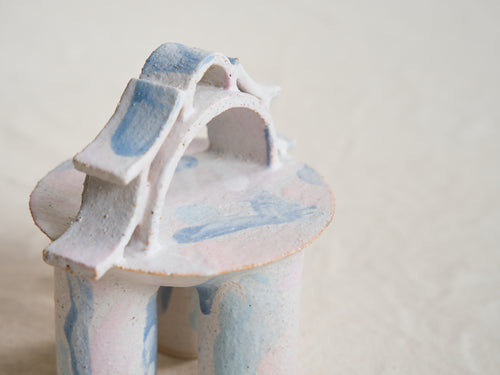 CATHERINE DIX PETIT TEMPLE SCULPTURE NO.13 H6" x Ø5"