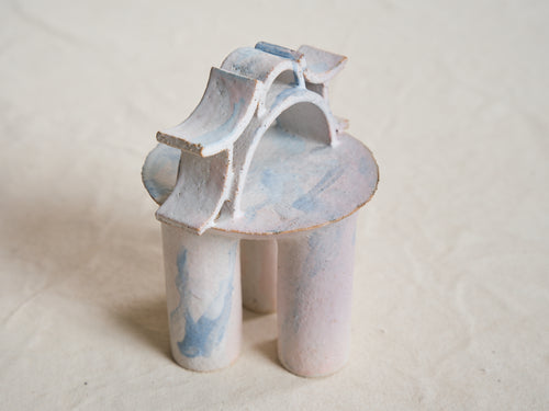 CATHERINE DIX PETIT TEMPLE SCULPTURE NO.14 H6.8" x Ø5"