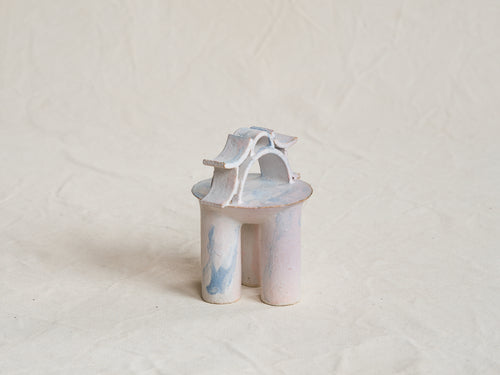 CATHERINE DIX PETIT TEMPLE SCULPTURE NO.14 H6.8" x Ø5"