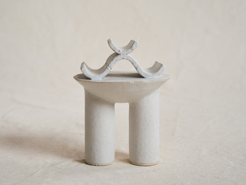 CATHERINE DIX PETIT TEMPLE SCULPTURE NO.1 H6.2" x Ø5"